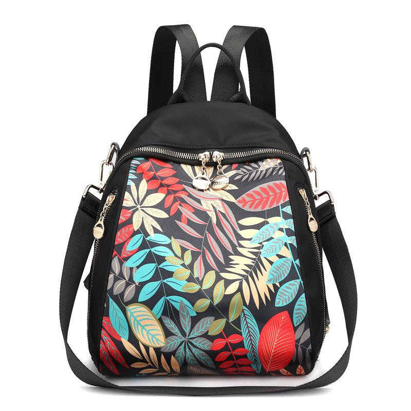 Women's Oxford Cloth Casual Fashion Print Travel Backpack - 2025 Trend