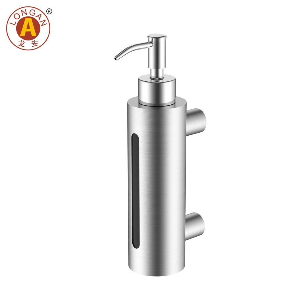 Wall Mounted Grated Soap Bar Dispenser Holder Pump Bottle Detergent Dispenser Holders Minimalist Style for Hotel Bathroom