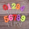 Giraffe Colorful Numbers 0-9 Birthday Cake Candles Creative Birthday Party Medium Number Candles