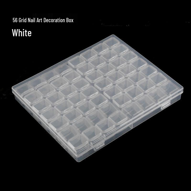 Nail Art & Jewelry Detachable Storage Box with 56 Grids
