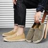 Men's Leather Casual Loafers Shoes Wedding Dress Shoes New Big Size  Moccasins Shoes Suede Shoes High Quality Zapatos