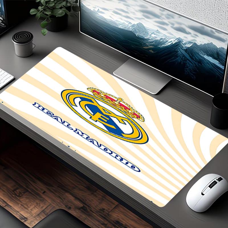 Football team Madrid Print Mouse Pad, for Keyboard Pad Laptop PC Mat for Office Home Use, Desk Decor, Perfect Birthday Gift for Gamers