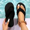 Encomende um tamanho acima flip flop feminino plataforma flip flop 2024 verão chinelos de banheiro ao ar livre sapatos de praia sandálias leves slides sapatos femininos para mulher