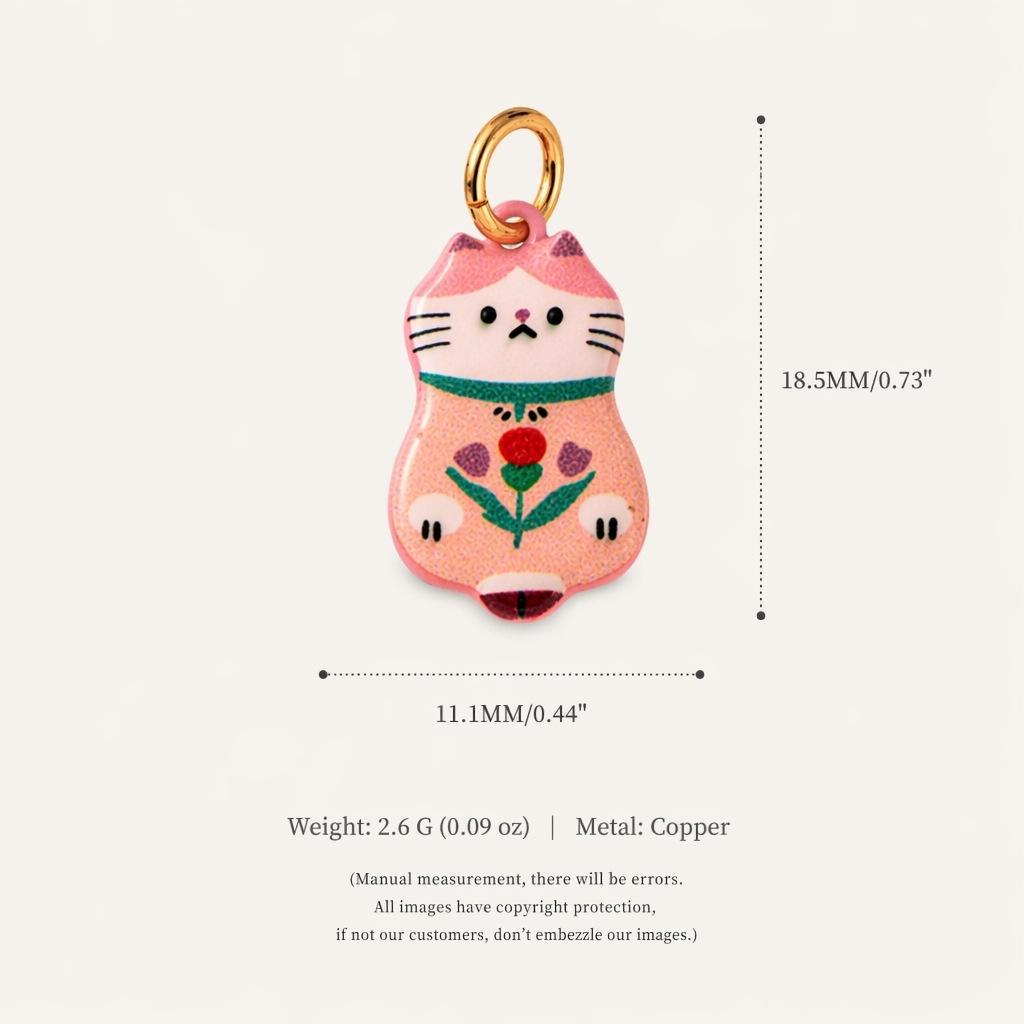 2025 Autumn Totoro Bow Knot Fireman Pendant Necklace