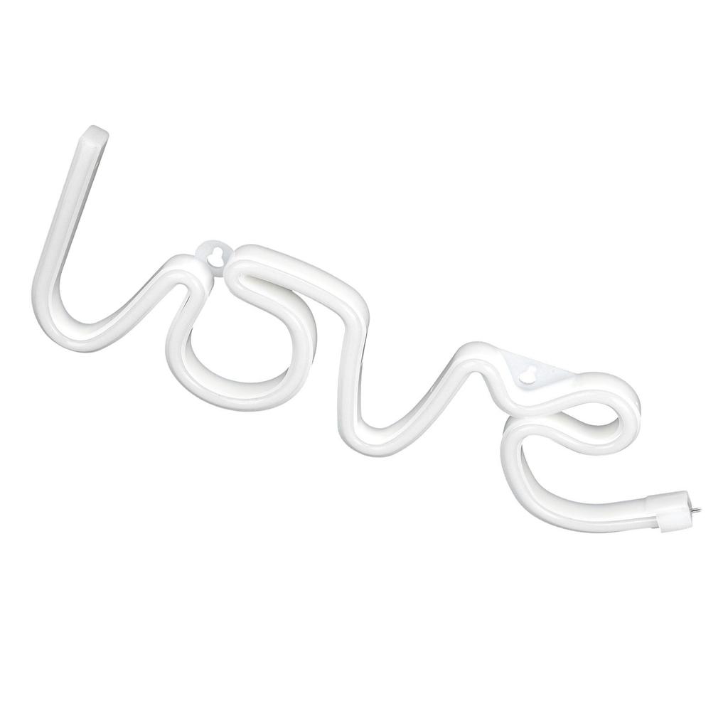 LOVE Neon Sign USB/Battery Powered Neon Lamp for Christmas Party Wedding Decoration Warm Light