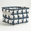 Home Drawer-Type Folding Storage Box Cotton Linen Waterproof Cosmetics Clothing Organizer Basket Balcony Miscellaneous Storage B