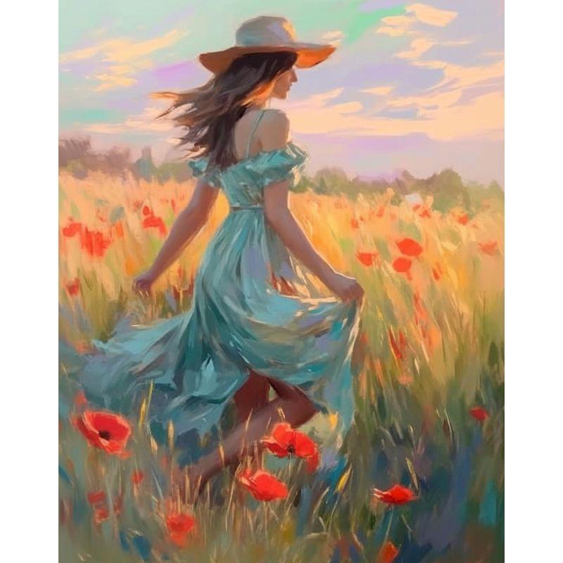 GATYZTORY Picture By Number Girl Kits Home Decor Painting By Numbers Figure Drawing On Canvas HandPainted Art DIY Gift