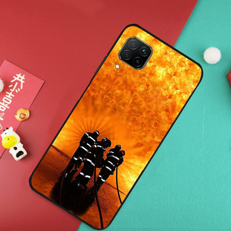 Firefighter Fire Fireman For Huawei Nova 11 Pro 9 10 SE 7i 8i 11i 12i Y73 Y72 Y61 Y91 Y90 Y70 Y60 P30 P40 Lite Case