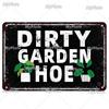 [MyPlate] Vintage Garden Retro Poster Plant Flowers Metal Sign Plate Tin Sign Wall Crafts Decor For Home Plaque Decoration Gift