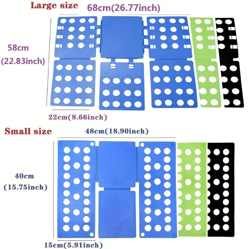 PP Plastic Clothes Folding Board Quick T-Shirt Folding Tool Lazy People Helper Home Travel Shirt Storage Organizer Accessory