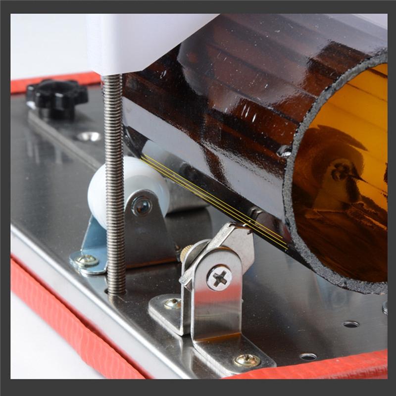New 2-10mm Beer Wine Jar Accurate Cutting Machine DIY Recycle Cutting Tool Set Stainless Steel Smoothly Cutting Glass Bottle Cutter