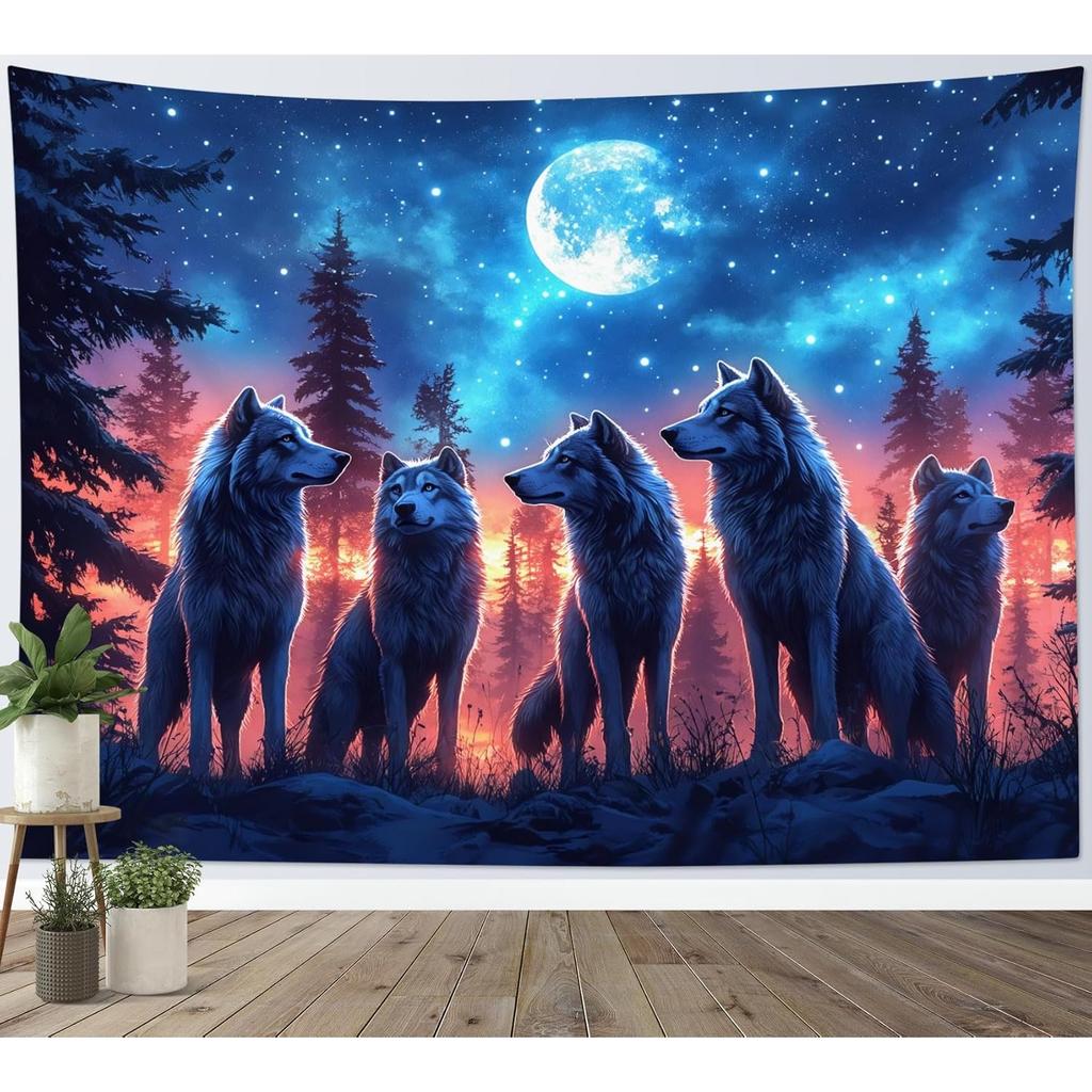 Tapestry Forest Wolf Moon