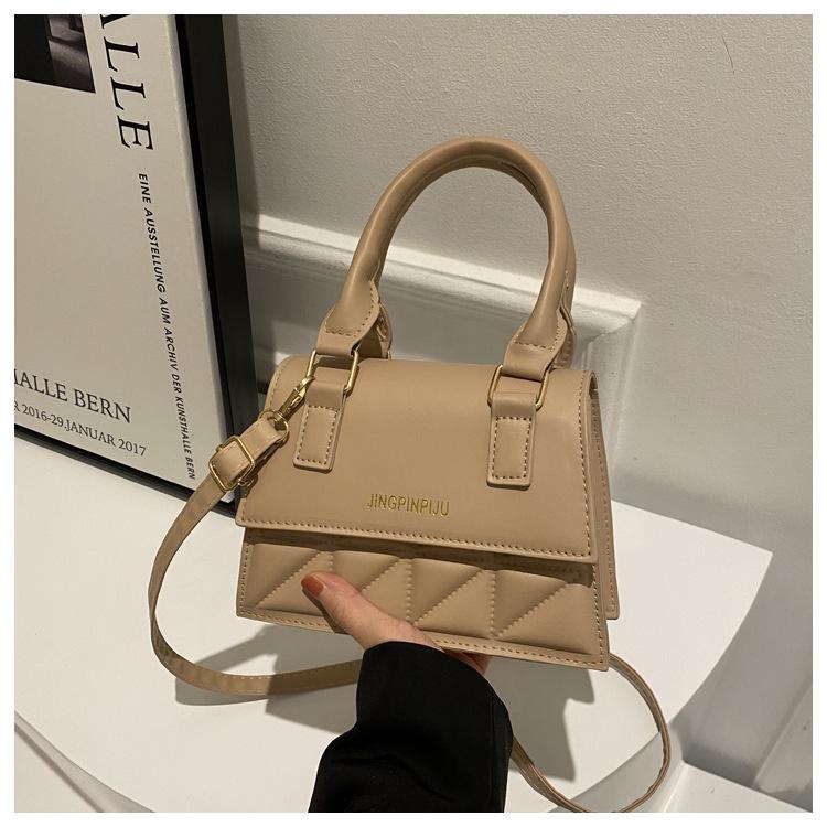 

Retro fashion retro fashion 2025 winter new Korean version simple casual shoulder portable messenger small square bag роза розовый