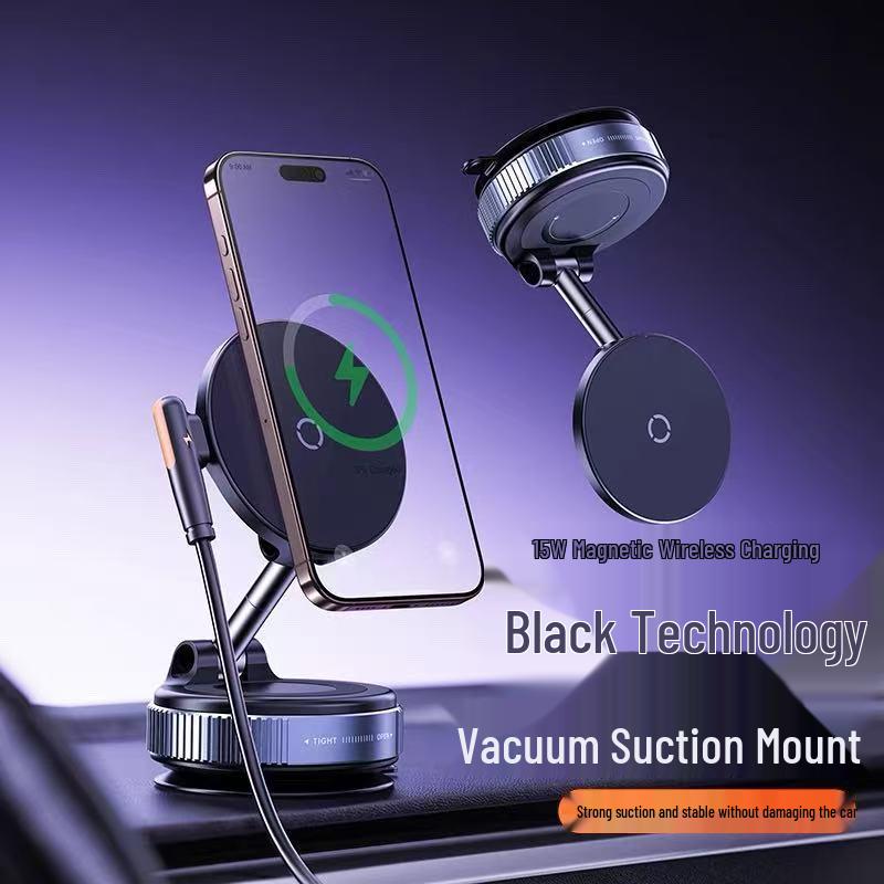 2026 Rotatable Magnetic Wireless Charging Phone Holder & Car Mount