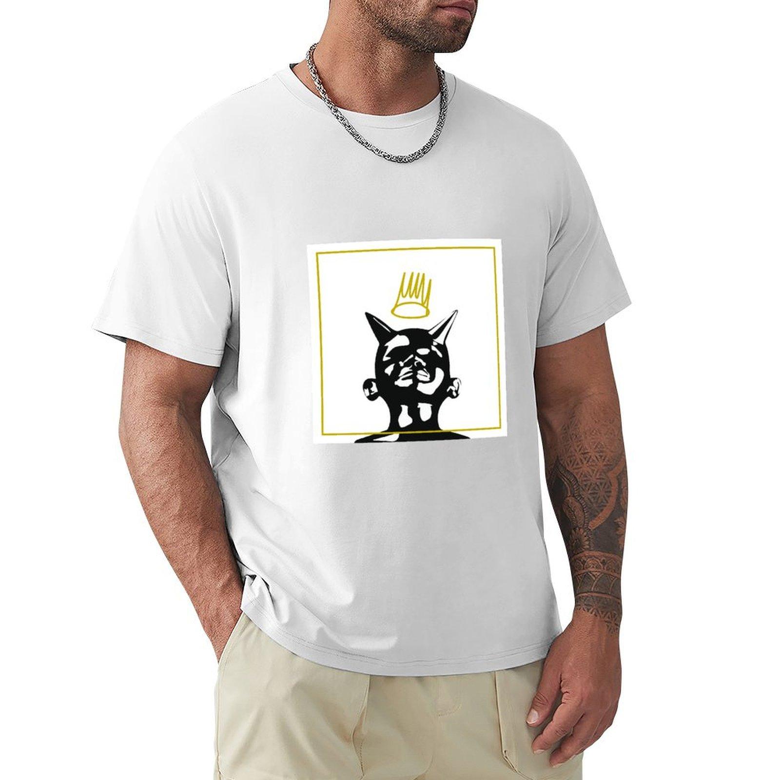 born sinner minimal album cover TShirt customs design your own oversized Short sleeve tee oversized t shirts for men S