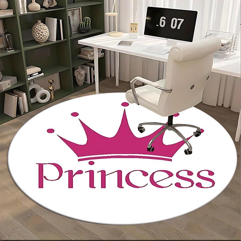 Princess Office Carpet Chair Mats, Home Decor, Sofa Rug, Office Carpet Gift for Bedroom, Living Room, Various Rooms1118051a