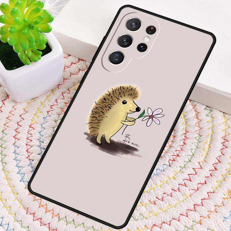 Kawaii Igel Herz Süßes Silikon Handyhülle Für Samsung Galaxy note 10 pro S26 S25 S24 S23 S22 S21 Plus S25Ultra Capa Cover