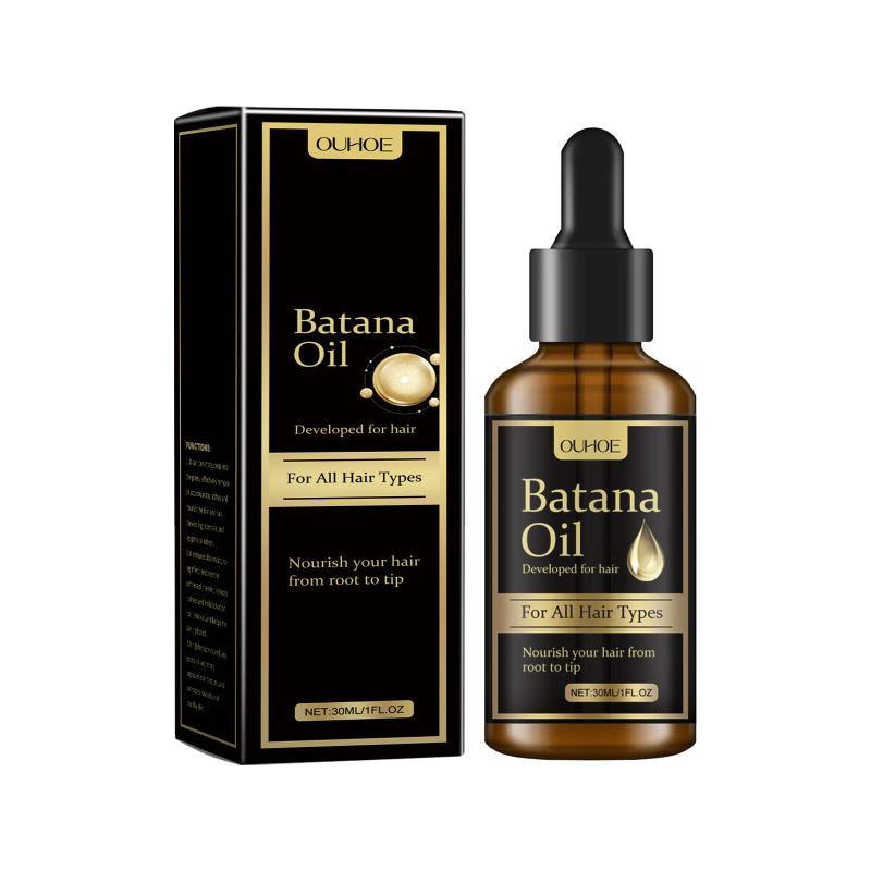Nourishing Batana Oil Hair Growth Serum Repair Damage Hydrate Dry Hair Smoothing Antifrizz for Healthy Roots