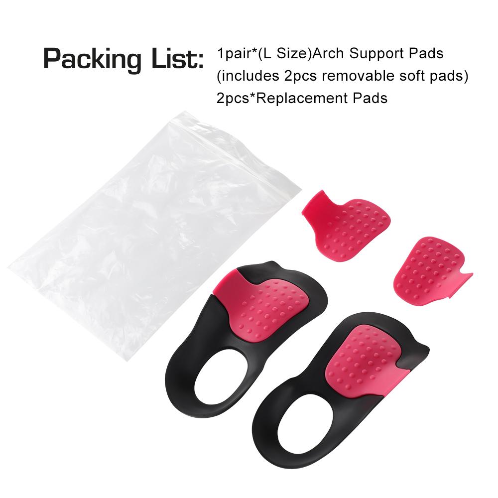 Orthopedic Insoles For Flat Foot Arch Support Plantar Fasciitis Relief Shoe Inserts Health Sole Pads Feet Care
