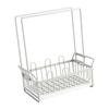 Sponge Rag Rack Dishcloth Drying Rack Sink Faucet Detergent Sponge Holder   for Kitchen Countertop