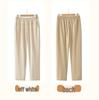 Summer Loose Elastic Waist Straight-Leg Pants for Middle-Aged & Elderly Women - Breathable, Comfortable Casual Wear