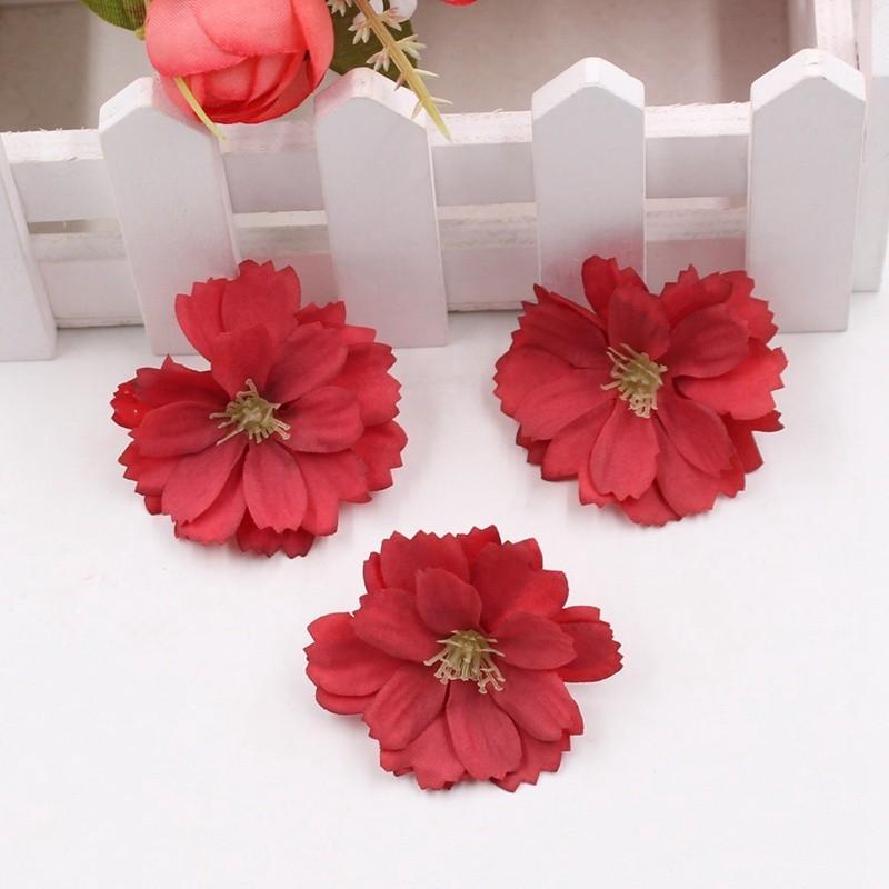 150Pcs Green Leaves Artificial Rose Leaves Fake Flower Head Faux Leaf for Scrapbooking Home Decor Wedding Garland Decoration