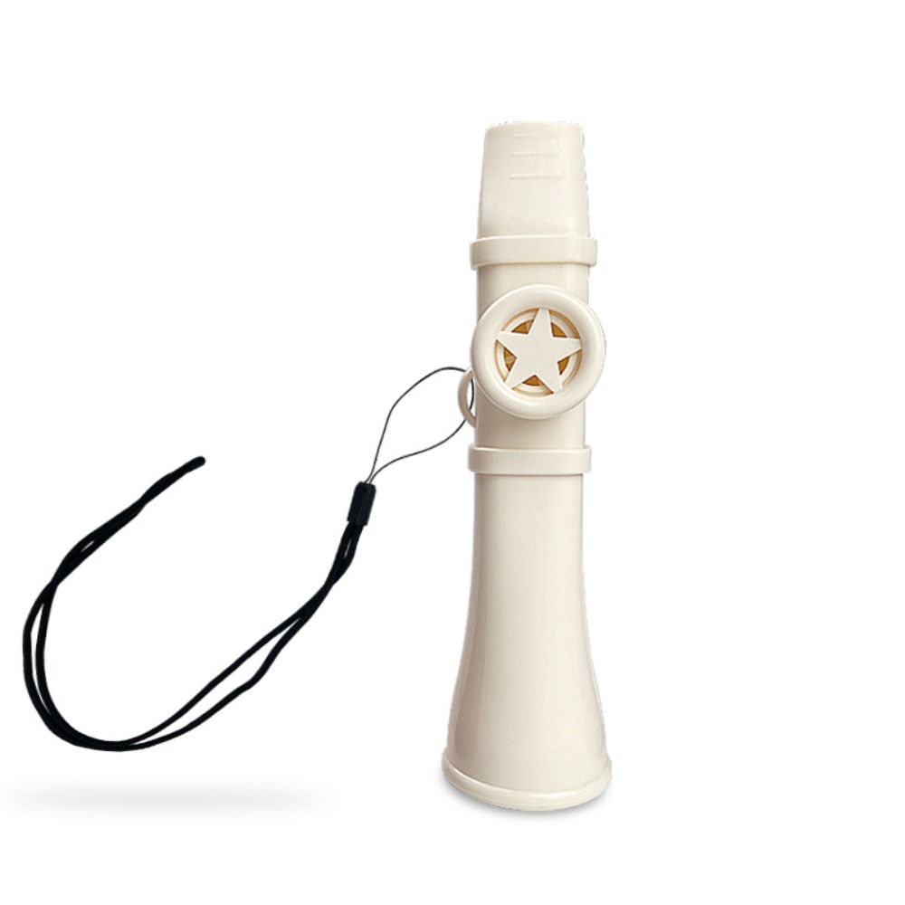 ABS Kazoo Flute with Lanyard Musical Whistle Toy Portable Musical Instruments  Boys Girls Gift