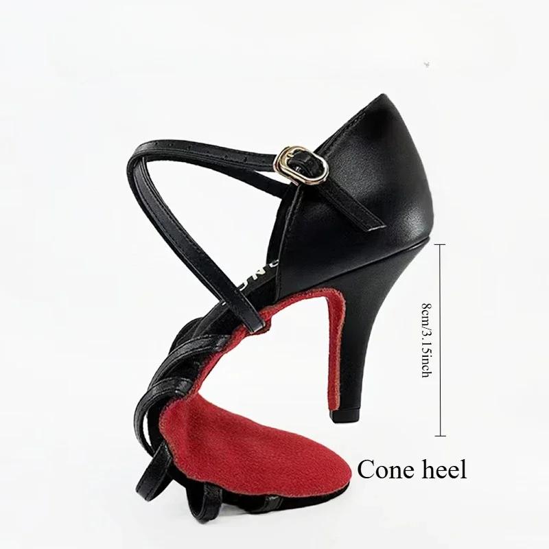 

Модная профессиональная обувь для латиноамериканских танцев для женщин из лакированной кожи на шпильке, пуанты для женщин 34