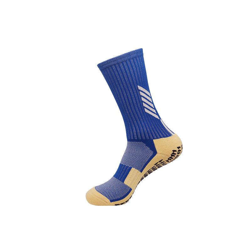 Professional Mid-Calf Anti-Slip Football Socks - Thick, Breathable, High Elasticity with Silicone Grip