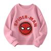 Boys and Girls Round Neck Plus Velvet Pullover Printed Top Sweatshirt