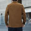 Men's Korean Style Long Sleeve Cotton Shirt - Loose Fit Casual Jacket Top for Spring & Autumn