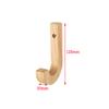 1/2/3Pcs Solid Wood Wall Hooks Coat Clothes Hats Hanger Hook Vintage Wooden Mounted Hooks For Kitchen Bathroom Decoration