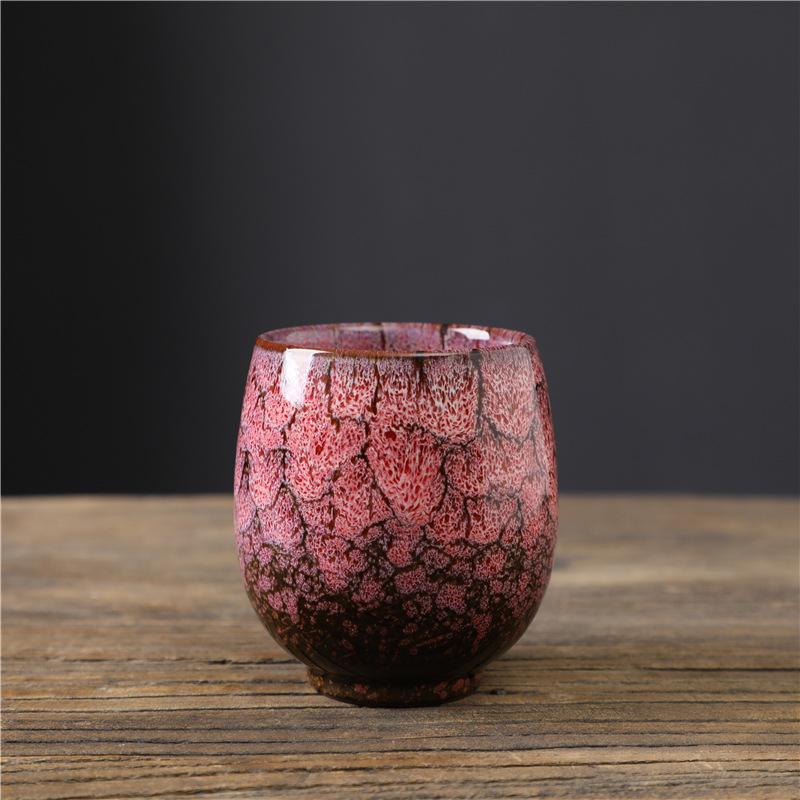 Kiln-Changed Ceramics Single Cup Jianzhan Master Cup Small Cup Concentrated Coffee Cup Tianmu Glaze Tea Cup