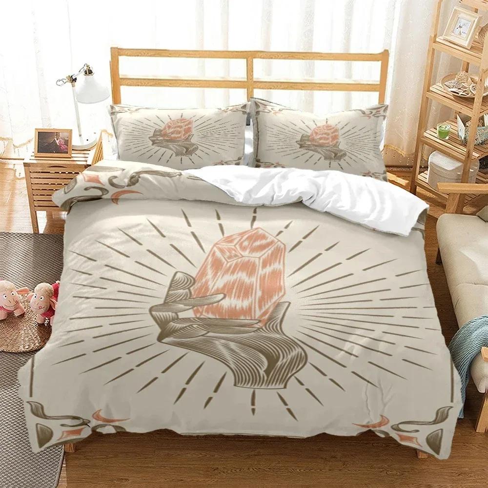 Mysterious Celestial Body Digital Print Polyester Bedding Sets Child Kids Covers Boys Bed Polyester Set for Teens Bedding Set