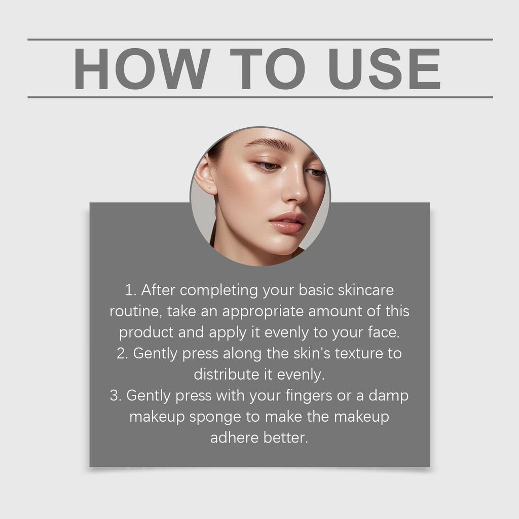 Zephoco Matte Long-Lasting Foundation - Ivory White (Moisturizing, Lightweight, Natural, Translucent, Easy To Blend).