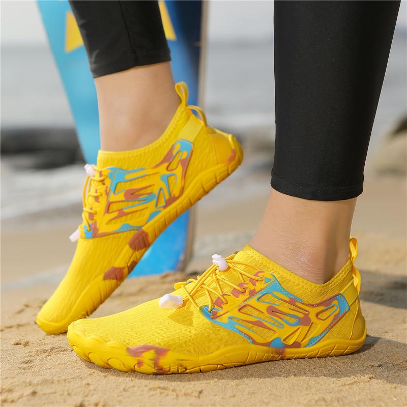 Wassersportschuhe Schnelltrocknende Aqua-Schuhe zum Schwimmen Surfen Herren Damen Barfuß Strandwatschuhe Leichte Atmungsaktive Watschuhe