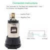 Car Cigarette Lighter Power Socket, Female Cigarette Lighter Socket 12V 120W For Car / Motorcycle