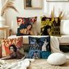 CConans Grayssinger Pillow Covers Cartoon Sofa Decorative Home Doublesided Printing Short Plush Cute Cushion Cover