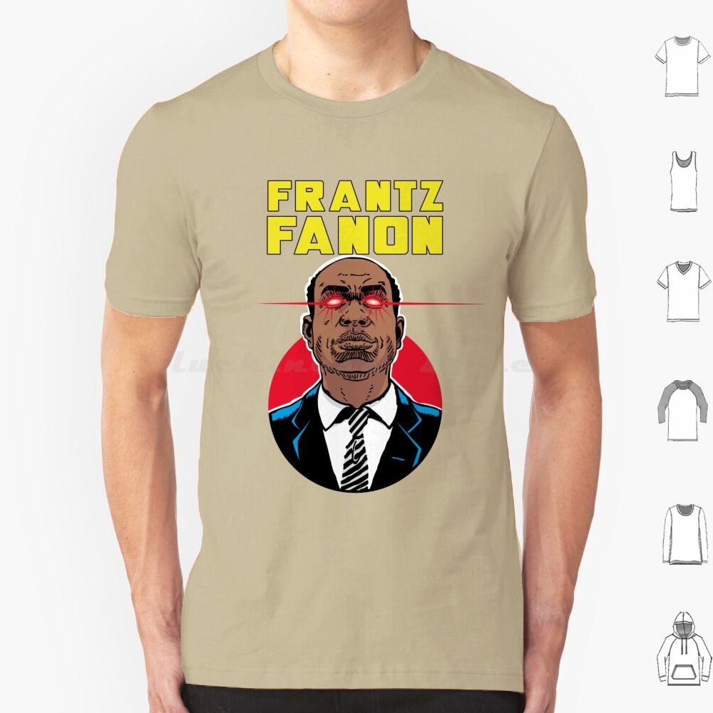 Camiseta Frantz Fanon Está Mirando 6xl Algodón Fresca Tee Fanon Fanon Cómics Superhéroe Socialismo Antirracismo Marxismo Arte Pop