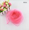 50 pezzi 60x60cm Foulard Quadrato Caramella Donna Performance Piccoli Foulard di Seta Sciarpa Hijab Foulard di Chiffon