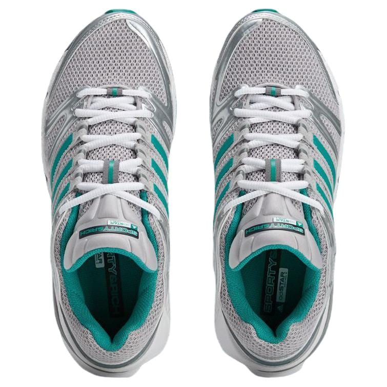 adidas X SPORTY & RICH Adistar Control 5 Running Shoes Unisex Silver Green IH9708