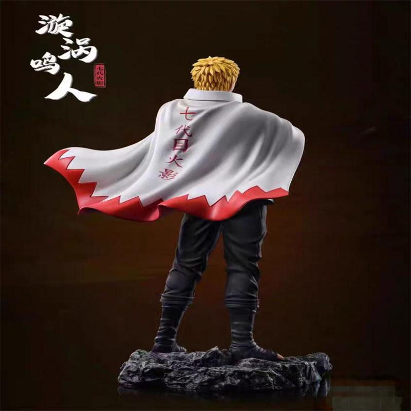 24cm Naruto Anime Figure Minato Namikaze Uzumaki Naruto GK Statue Model Pvc Action Figurine Decoration Collectible Toys Gift