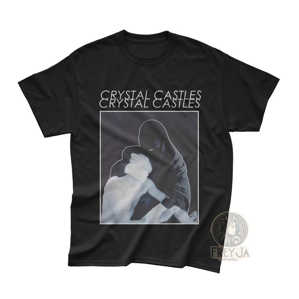Crystal Castles Exclusive TShirt  Unisex Music Band Tee  Music Apparel Gift Unisex T-Shirt S