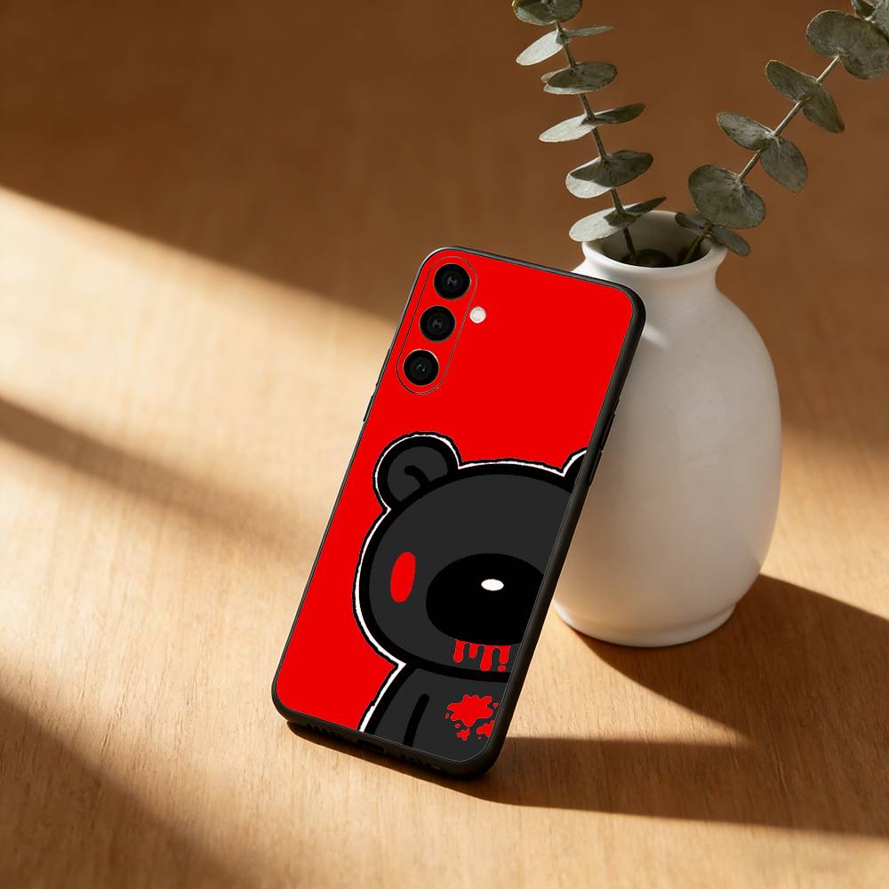 G-Gloomy Cute Bear Wallpaper Phone Case For Samsung Galaxy A20,21s,22,31,32,52,53,72,73,80,91 Soft Black Shell