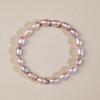 Korean Style Natural Freshwater Pearl Bracelet - Elegant, Colorfast Gift for Girlfriend