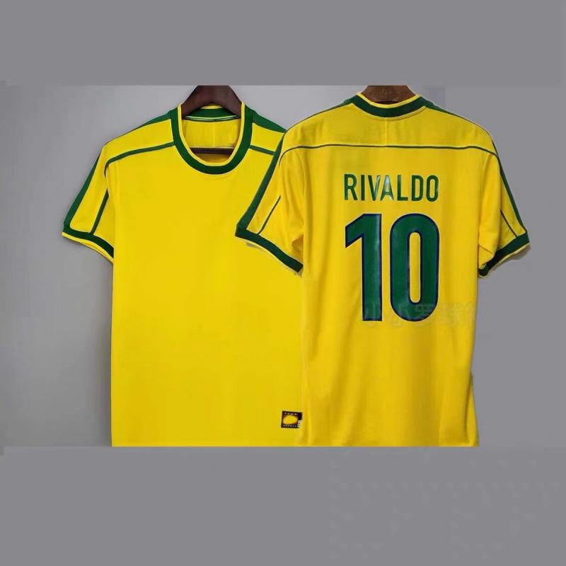 Vintage jersey 0607AC Milan No. 22 Kaka national team Brazil France Portugal short-sleeved home and away jersey