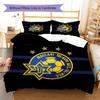 Maccabi Tel Aviv F.C Pattern Bedding,Quilt Set Quilt Cover Pillowcase Home Birthday Gift(1 * duvet cover + 2 * pillowcase, without core)