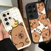 Funny Capybara Cartoon Cute Soft Phone Case for Samsung Galaxy S26 Ultra S25 Edge S24 S23 S22 Plus S21 S20 FE 5G Shell Silicone