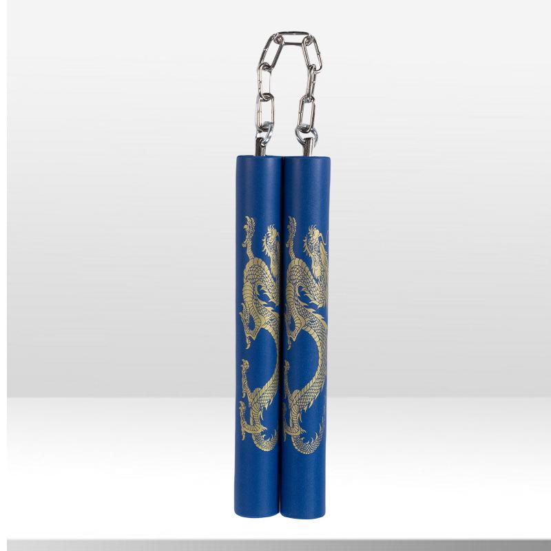 Nunchakus de Esponja de PVC para Principiantes - Palos de Práctica de Artes Marciales Taekwondo Multicolor