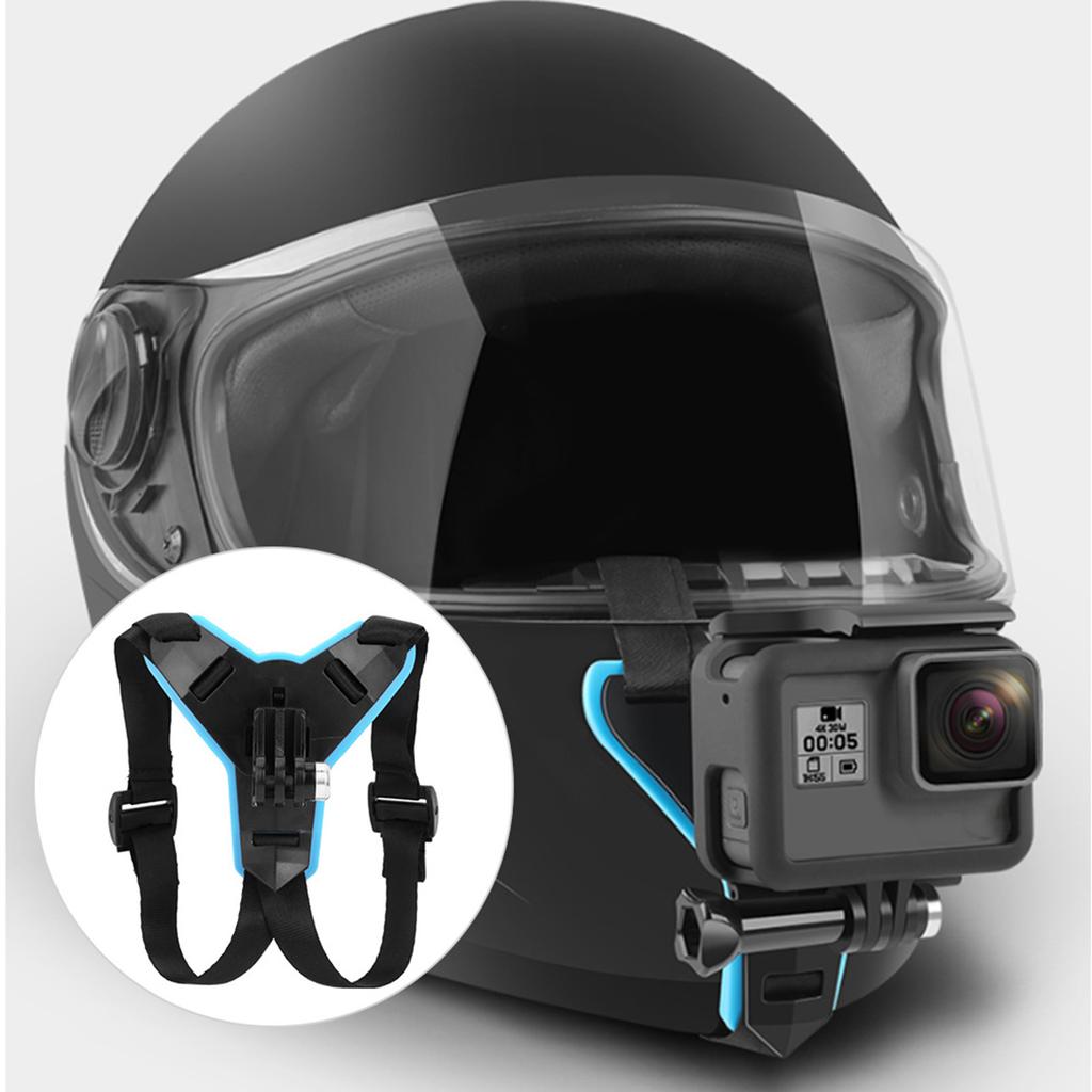 Motorcycle Helmet Front Chin Mount Bracket Holder for SJCAM for XiaoYi Action Camera